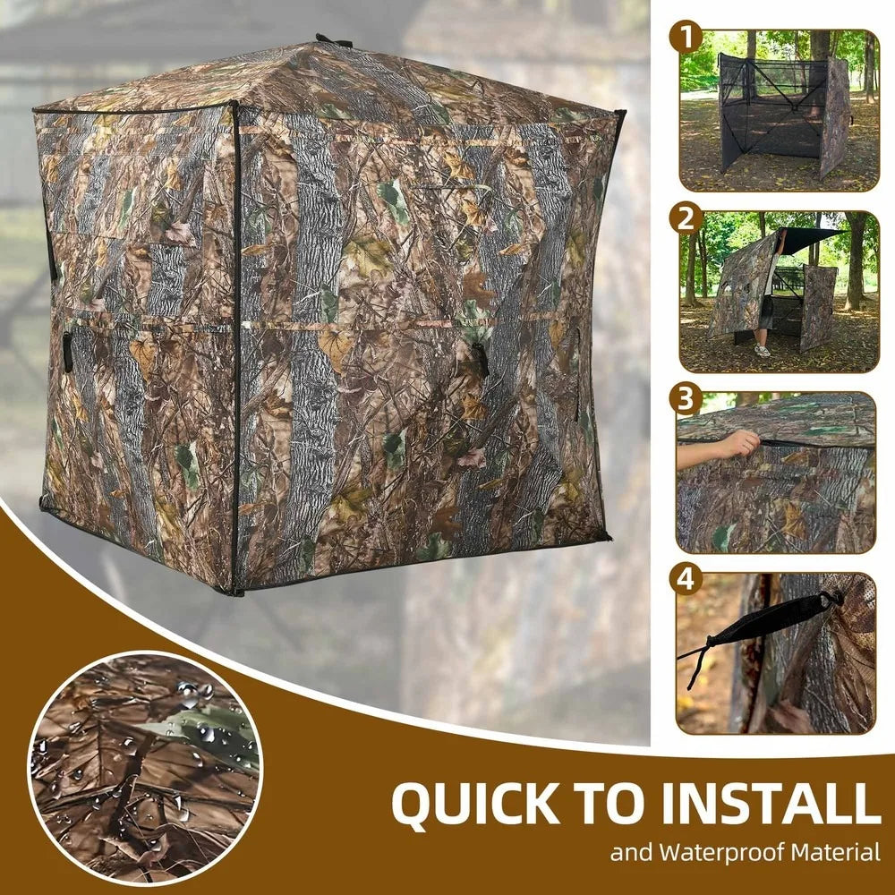 360 Degree View Hunting Fully Open Door