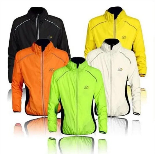 Men's Rain Jacket Waterproof Windbreaker Running Cycling