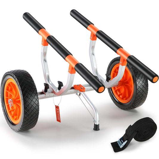 Kayak Cart 450lbs Detachable Canoe Trolley Cart