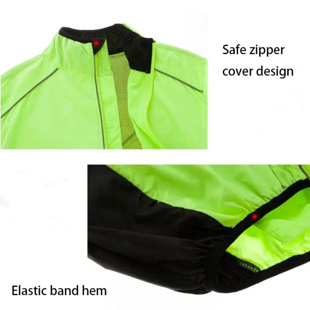 Men's Rain Jacket Waterproof Windbreaker Running Cycling