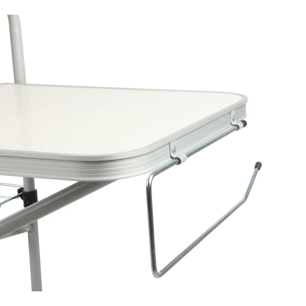 Camp Kitchen Cooking Stand with Three Table