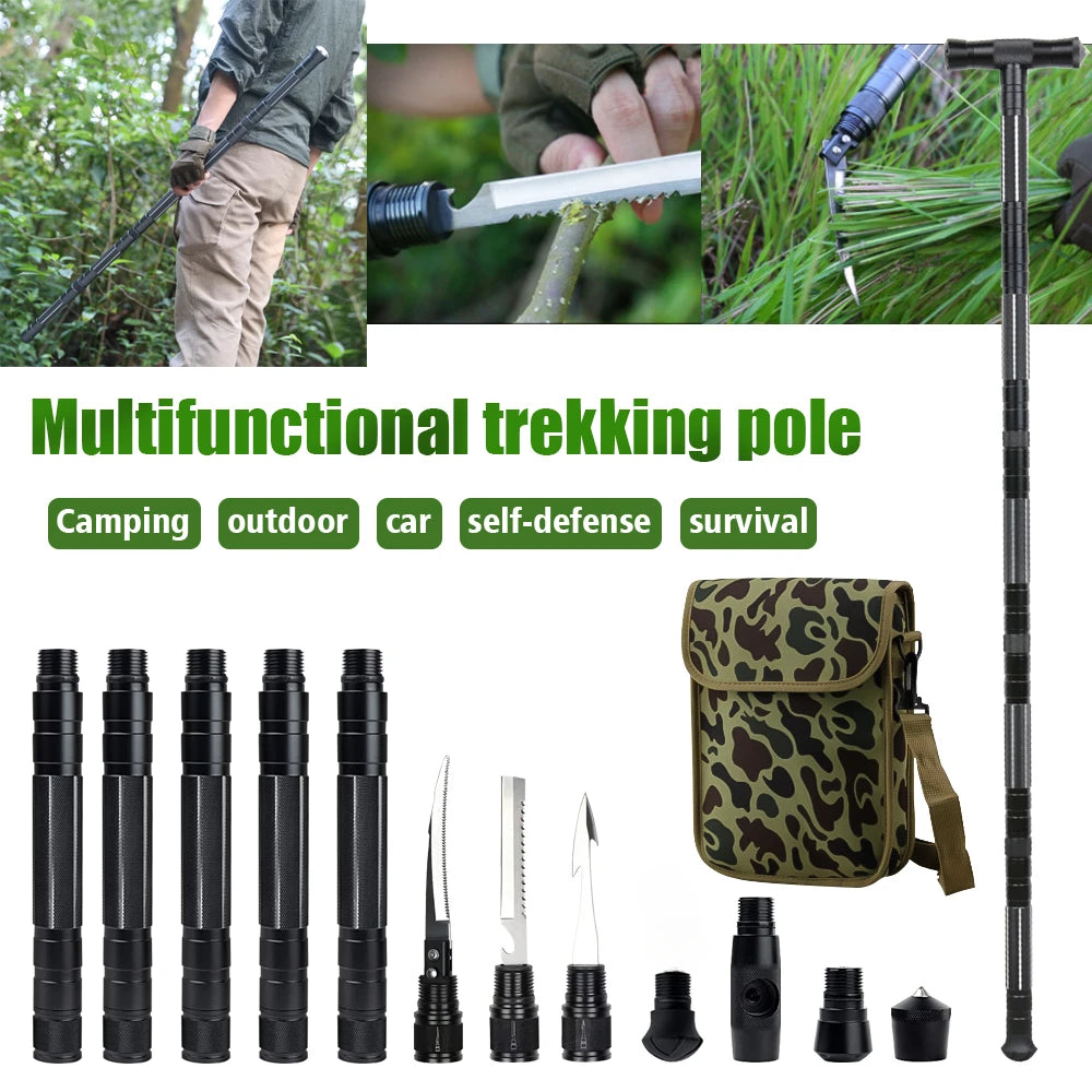 Multi Mountaineering Stick, T-shaped Outdoor Climbing Tool