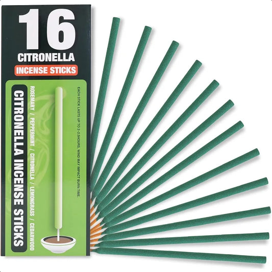 Outdoor Citronella Incense Sticks 2.5 Hour Protection
