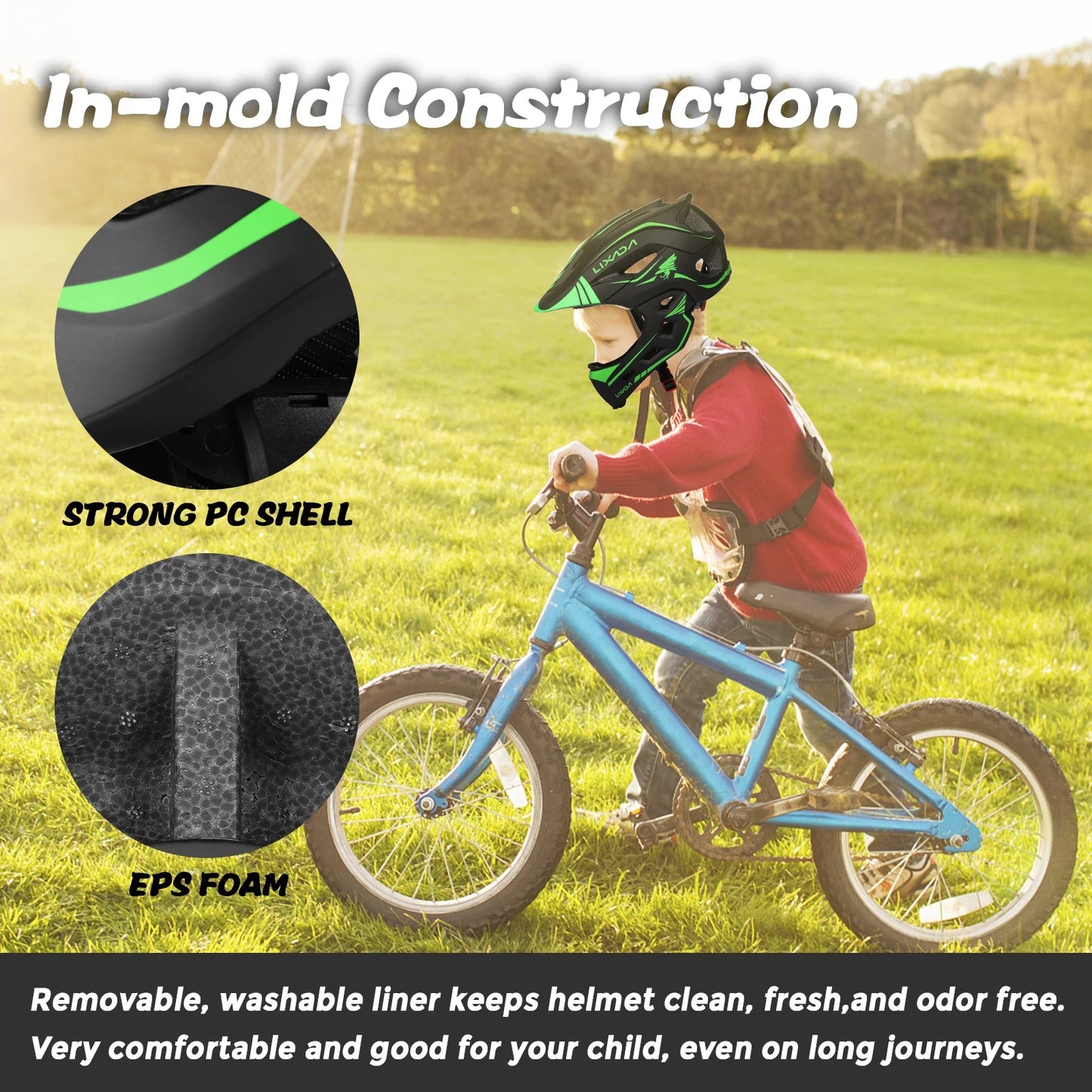 Child Sports Safety Protection Full Face Helmet