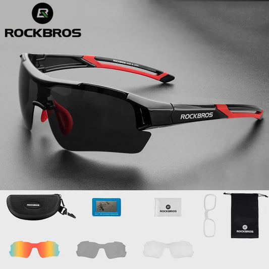 ROCKBROS Polarized Cycling Glasses Men Sports Sunglasses