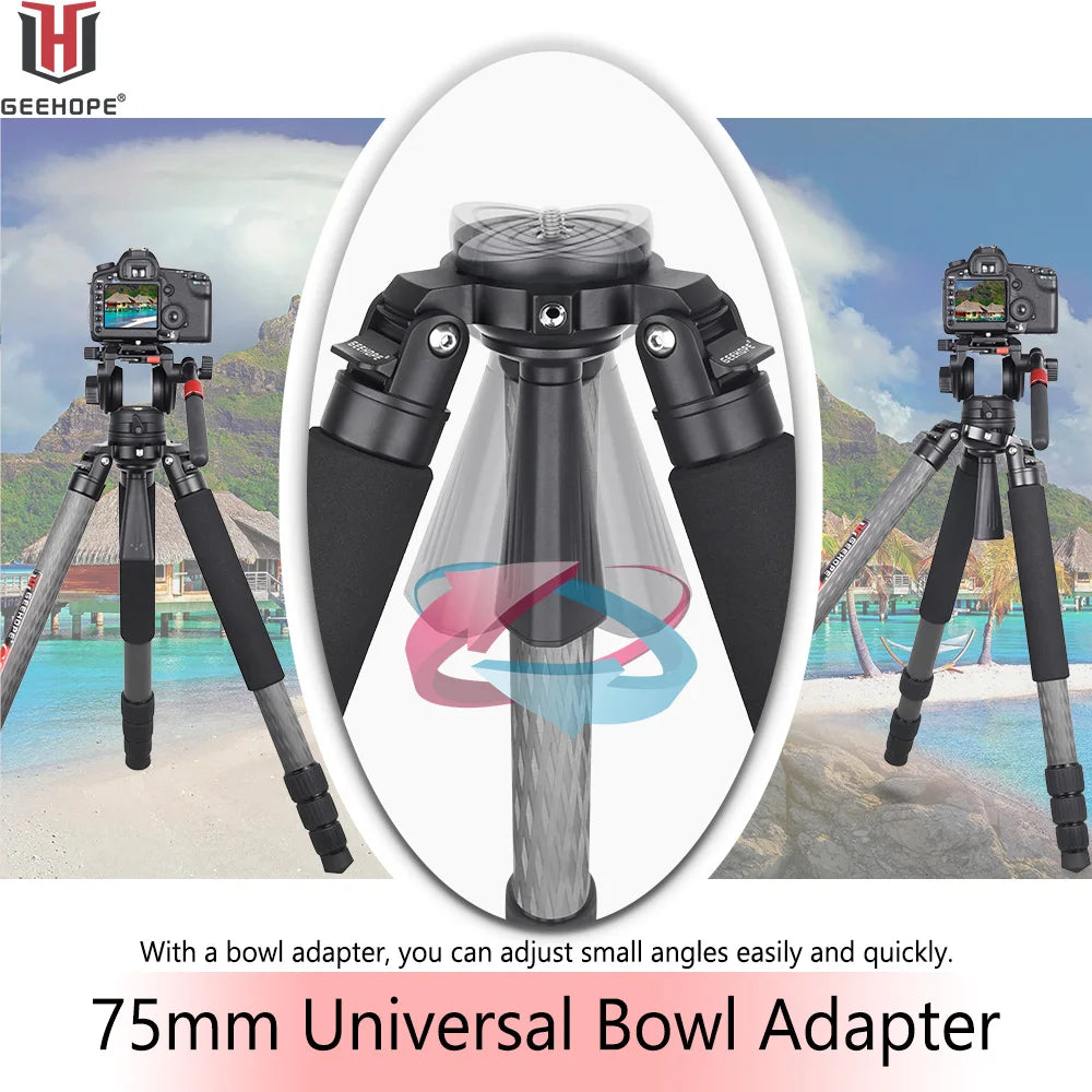 Carbon Fiber Tripod Stable Top Bracket 40mm