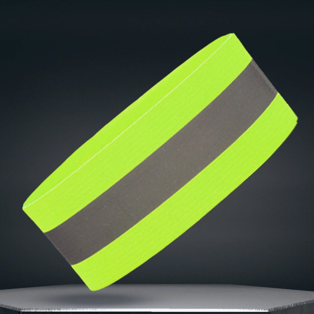 1-10PC Reflective Bands Elastic Armband Wristband Ankle