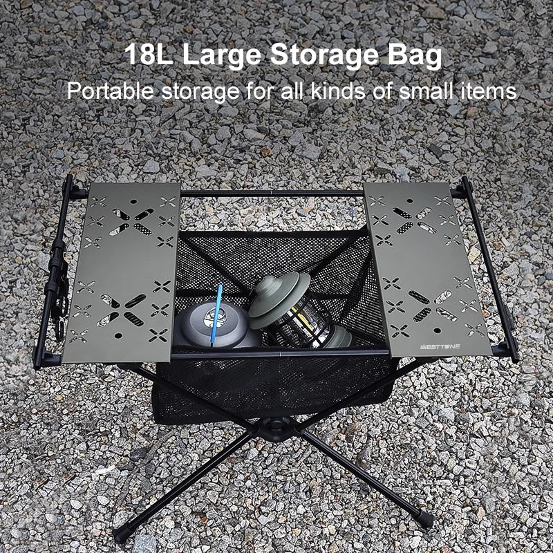 Folding Camping Table Aluminum Lightweight Portable Table