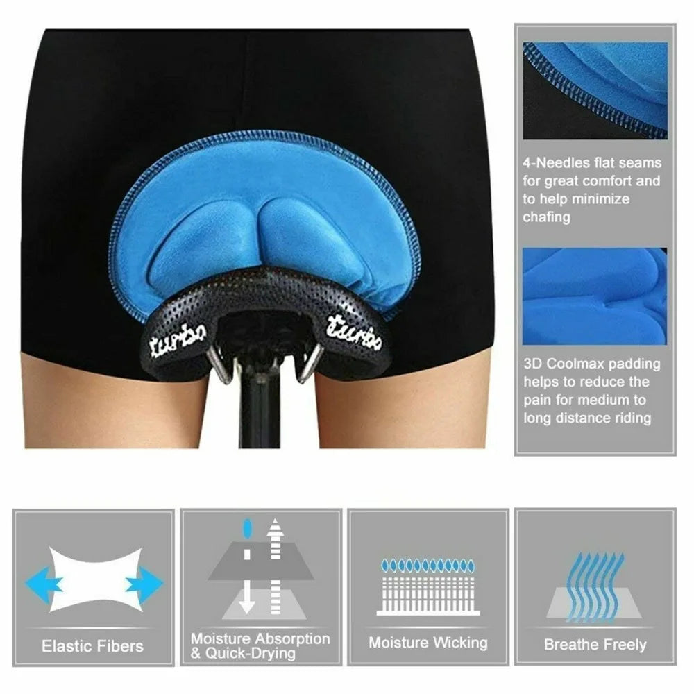 3D GEL Padded Bike Bicycle Cycling Underwear