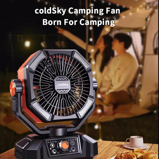 8 Speed Fan, 4 LED Lantern, 20000mAh