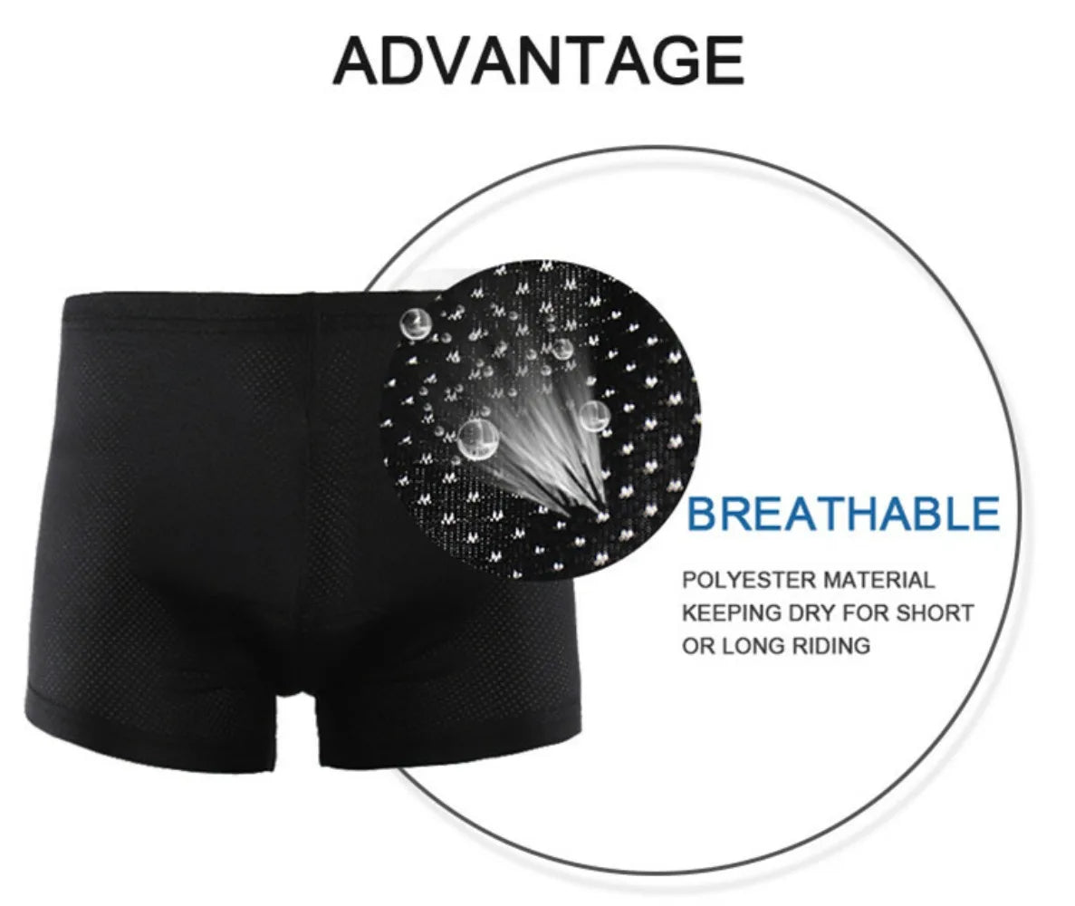 3D GEL Padded Bike Bicycle Cycling Underwear