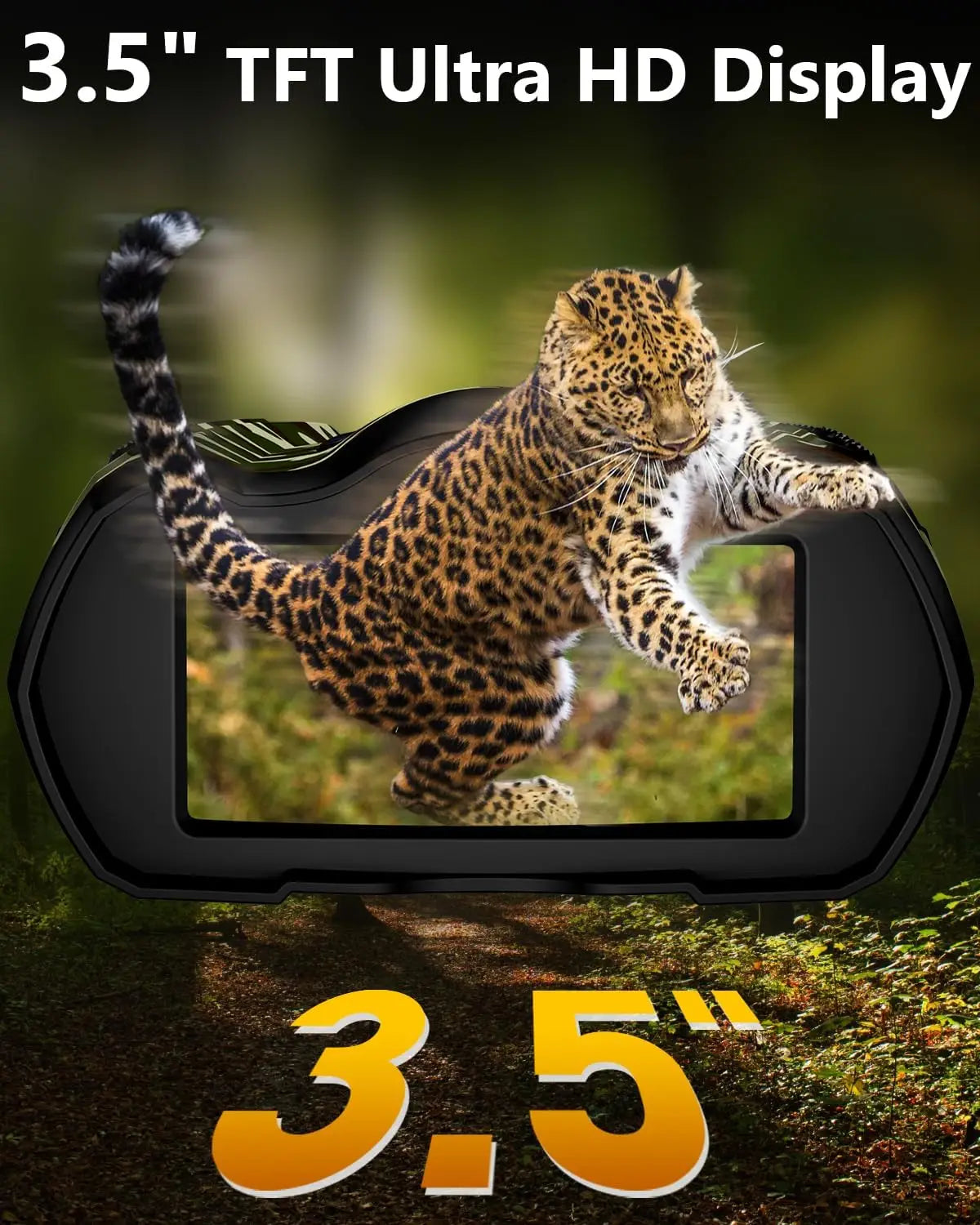 Binoculars with Camera, 3.5" HD Display and 32GB TF Card,9 Gear Night Vision