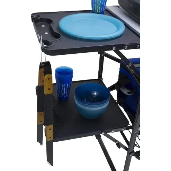 Cook Station Kitchen Table, Heat Resistant Tabletop