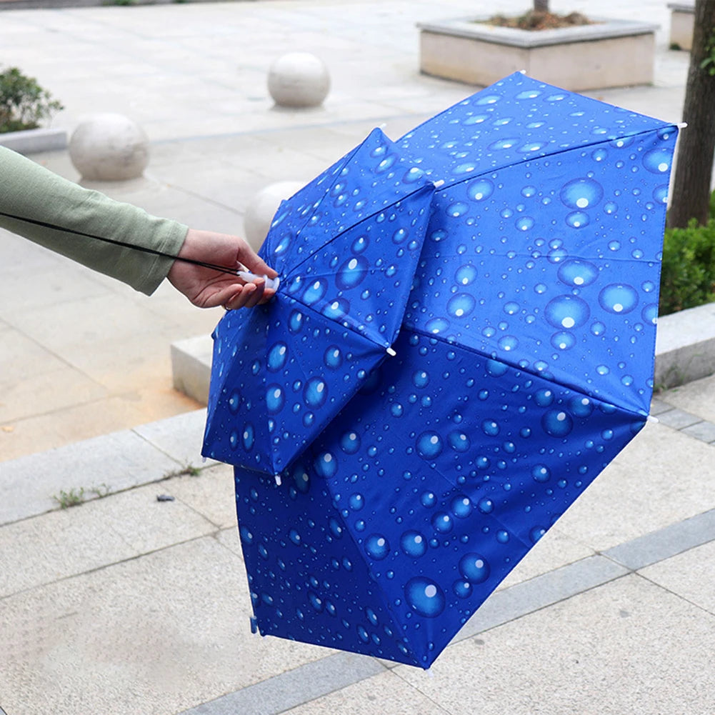 Outdoor Umbrella Hat Foldable Sunshade Cap Waterproof