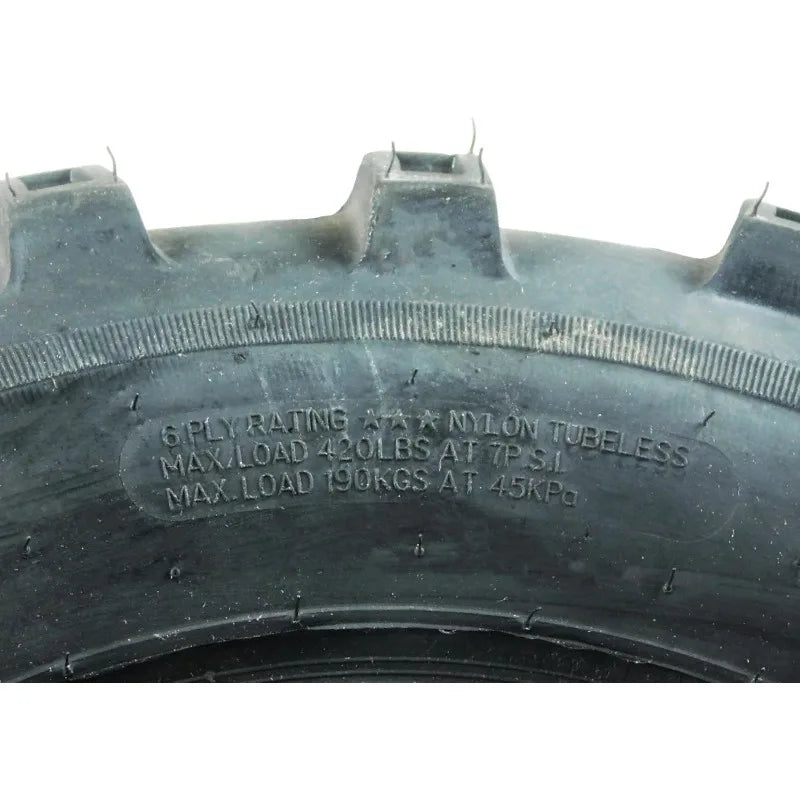 4 ATV/UTV 2/25x8-12 Front : 2/25x10-12 Rear