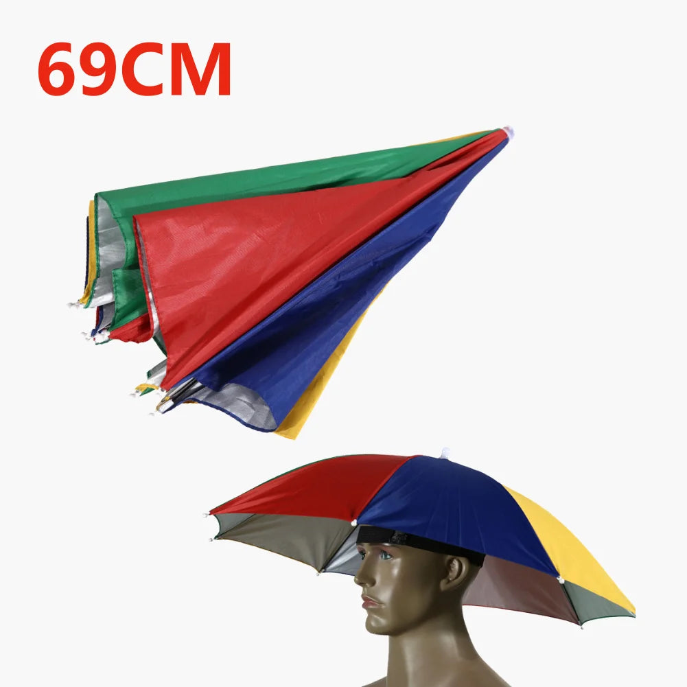 Outdoor Caps Umbrella Hat Foldable Sunshade Headwear