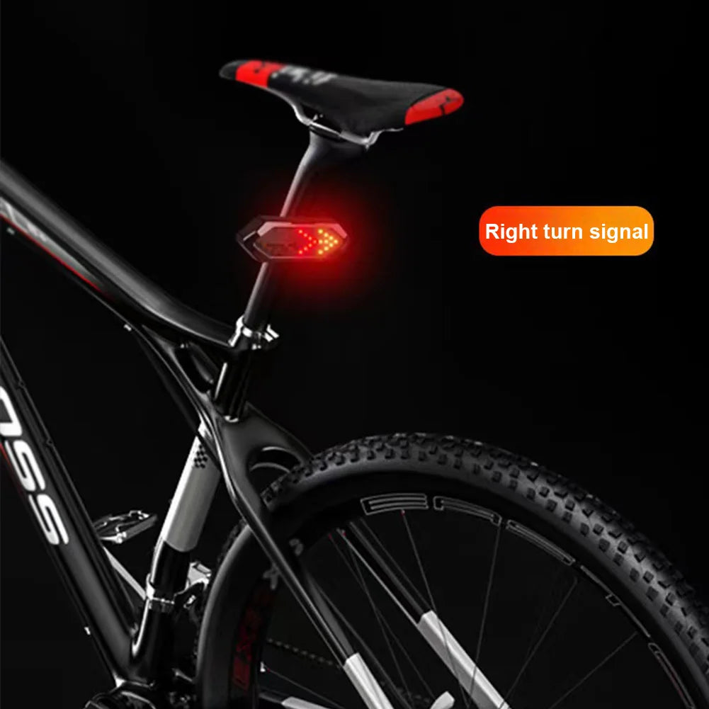 Bike Rear Turn Signal Waterproof Remote Control