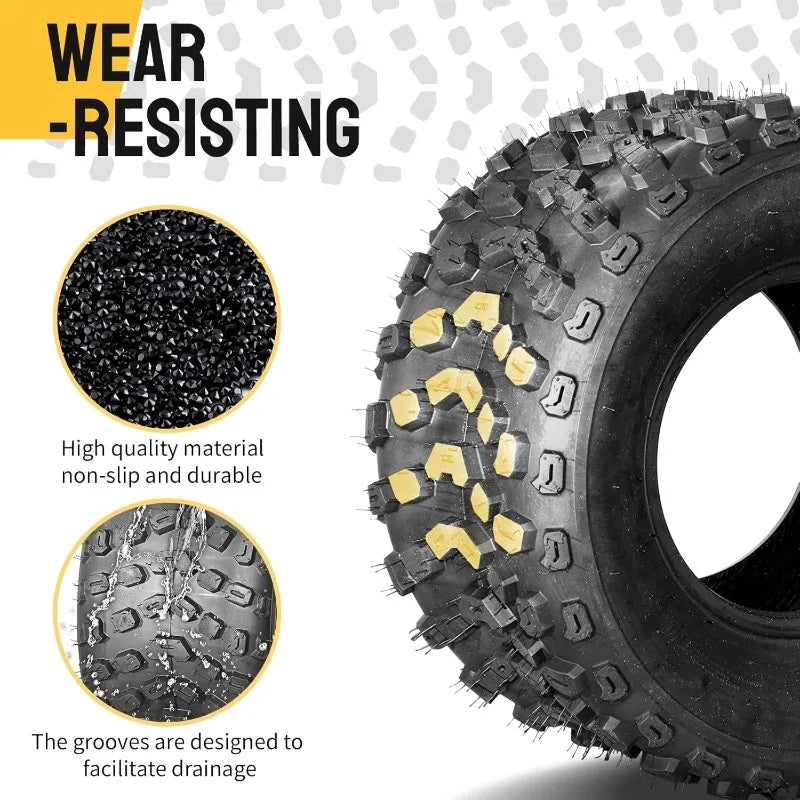 2 Tires 22x11.00-10 ATV UTV All Terrain