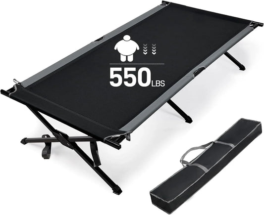 Tool Extra Wide Camping Cot, Adults Oversized