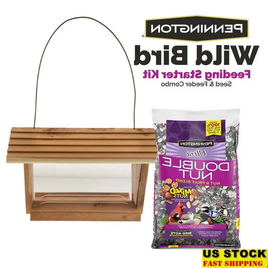 Bird Starter Kit, Feeder, Fruit, and Nuts