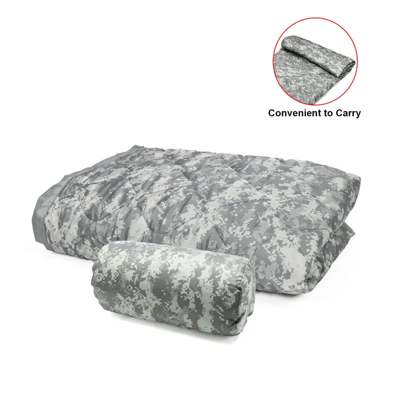 Military Camping Blanket, Woobie Blanket Poncho Liner