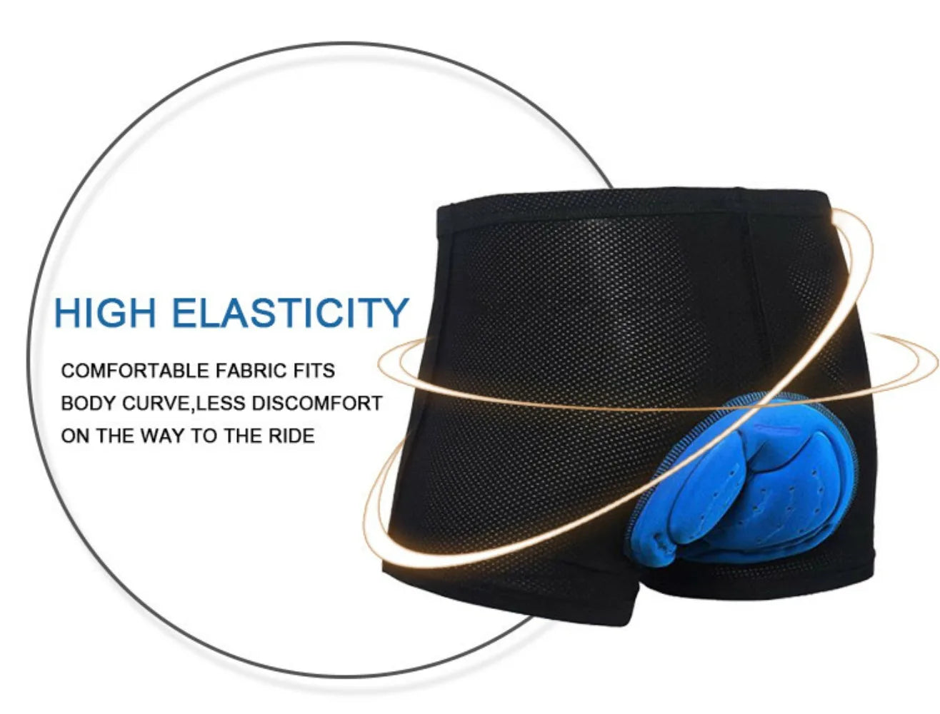 3D GEL Padded Bike Bicycle Cycling Underwear