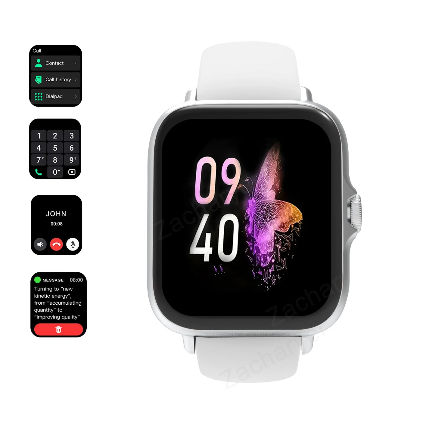 Smartwatch Bluetooth Call Android iPhone Fitness Tracker
