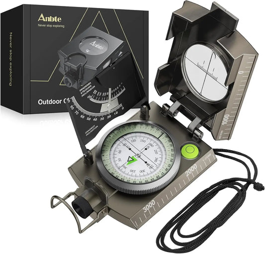 Compass Hiking Survival, IP65 Waterproof, Sighting Clinometer, for Camping Hunting Navigation (128 chars)