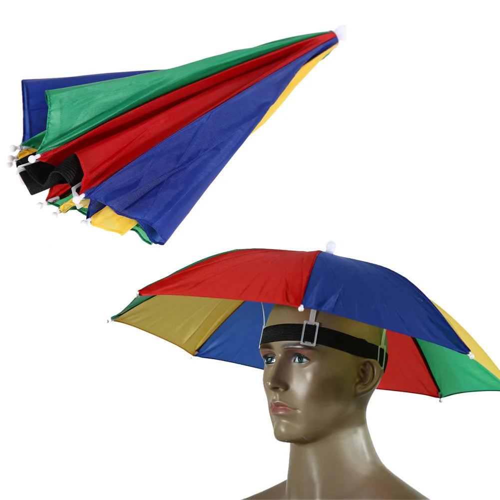 Umbrella Hat Sunscreen Universal Headwear UV Protection