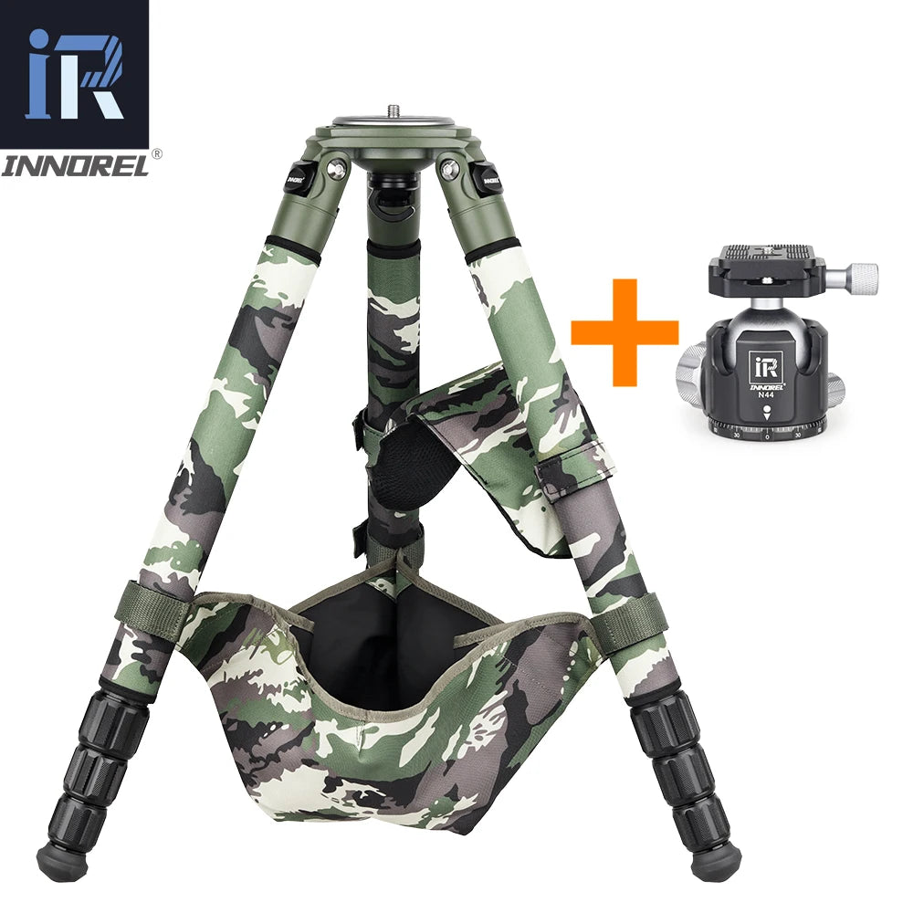 Camouflage Carbon Fiber Tripod, Birdwatching Heavy Duty