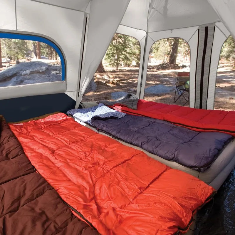 Coleman Cabin Tent 1-Minute Setup, 4-10 Person
