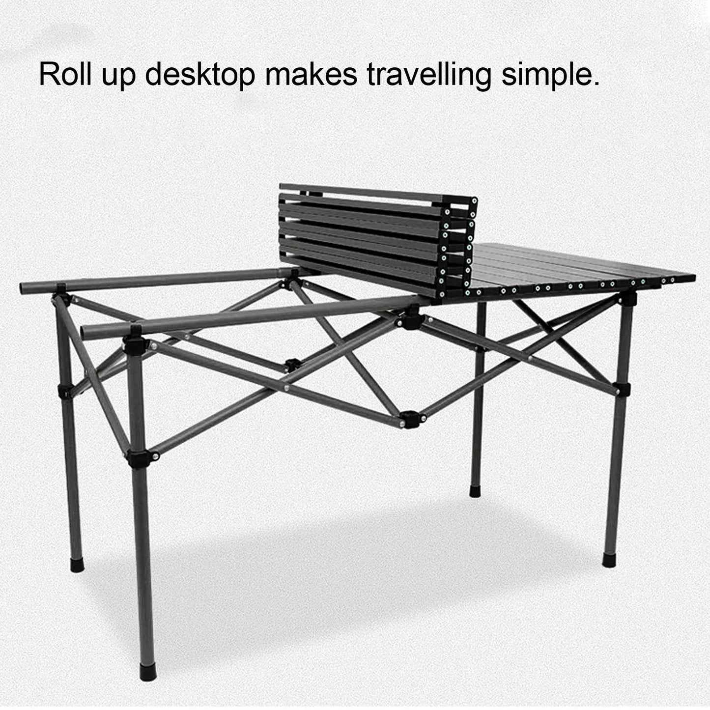 Folding Table, Sturdy Carbon Steel, Multi Functional