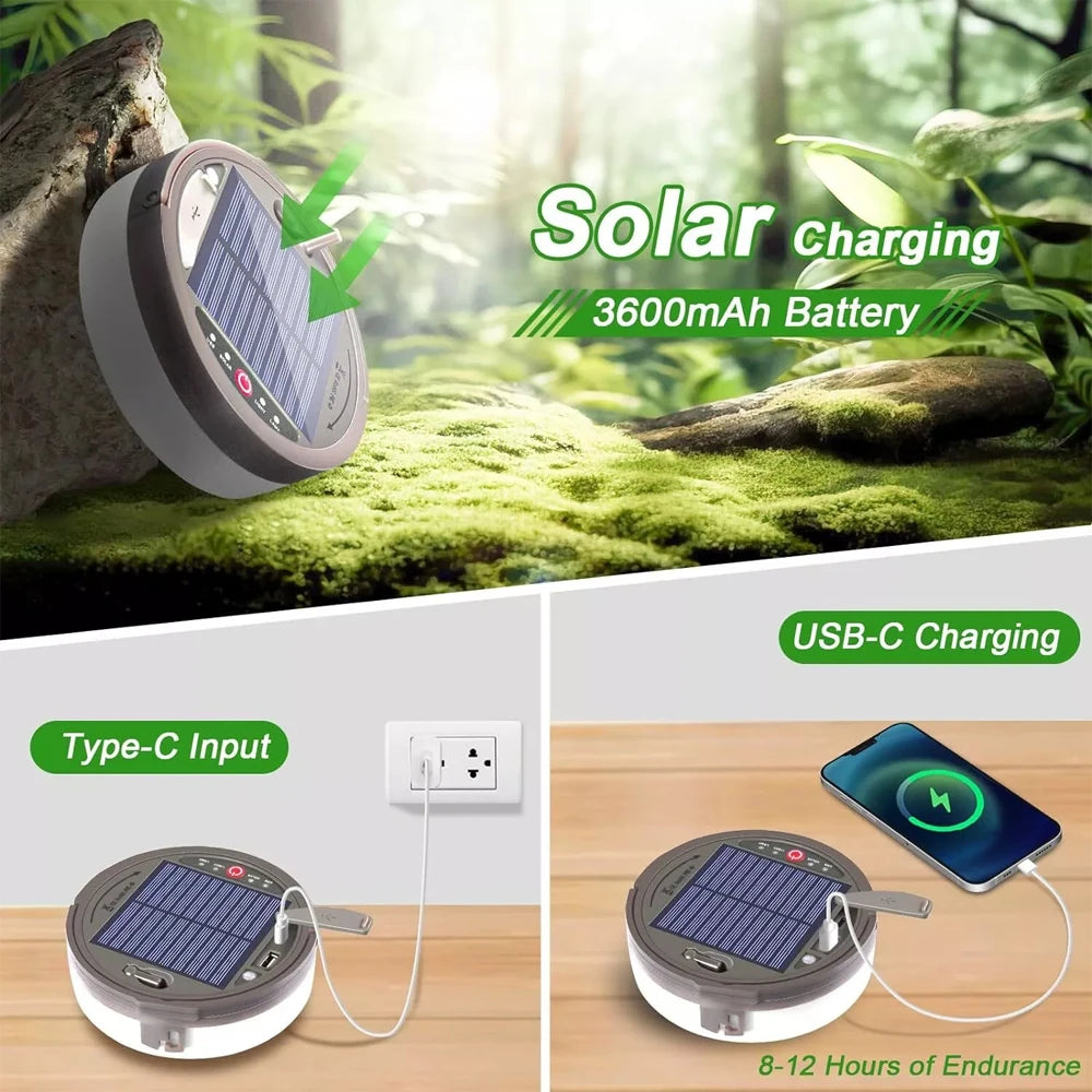 Solar Camp Light, Outdoor Tent Light