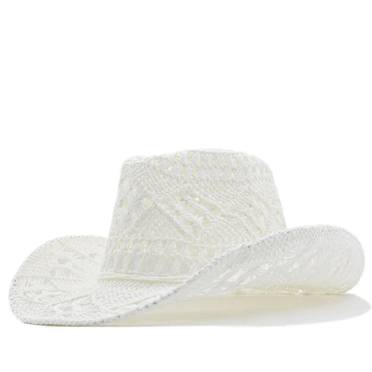 Western Straw Hat For Women Men Handmade