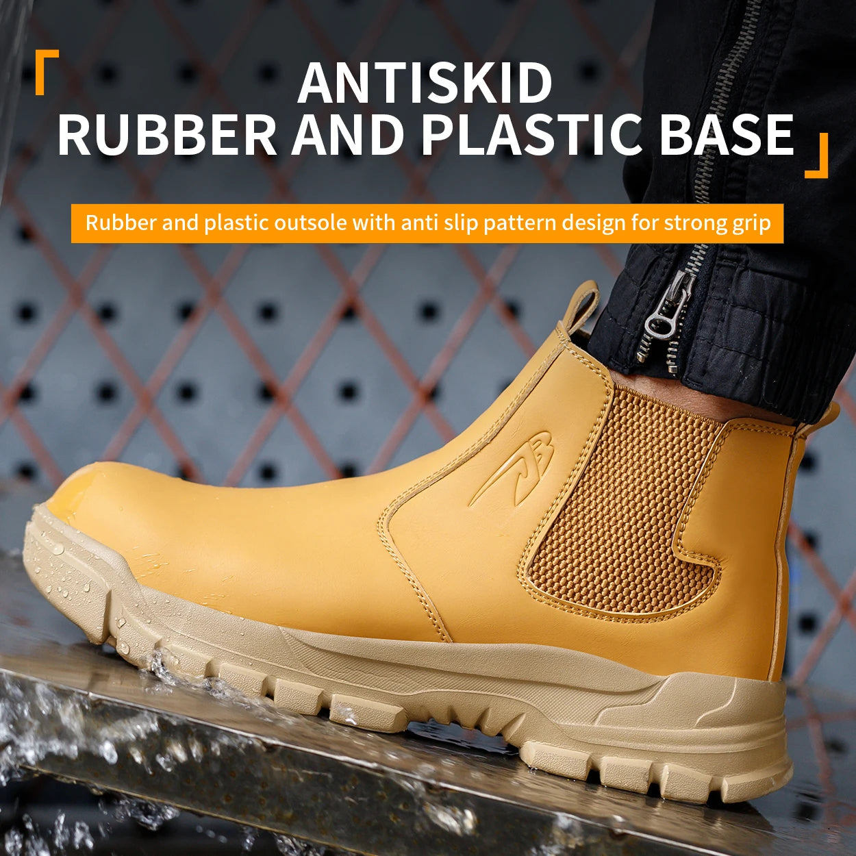 Waterproof Men's Safety Work Boots Steel Toe