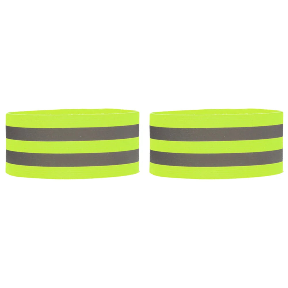 1-10PC Reflective Bands Elastic Armband Wristband Ankle