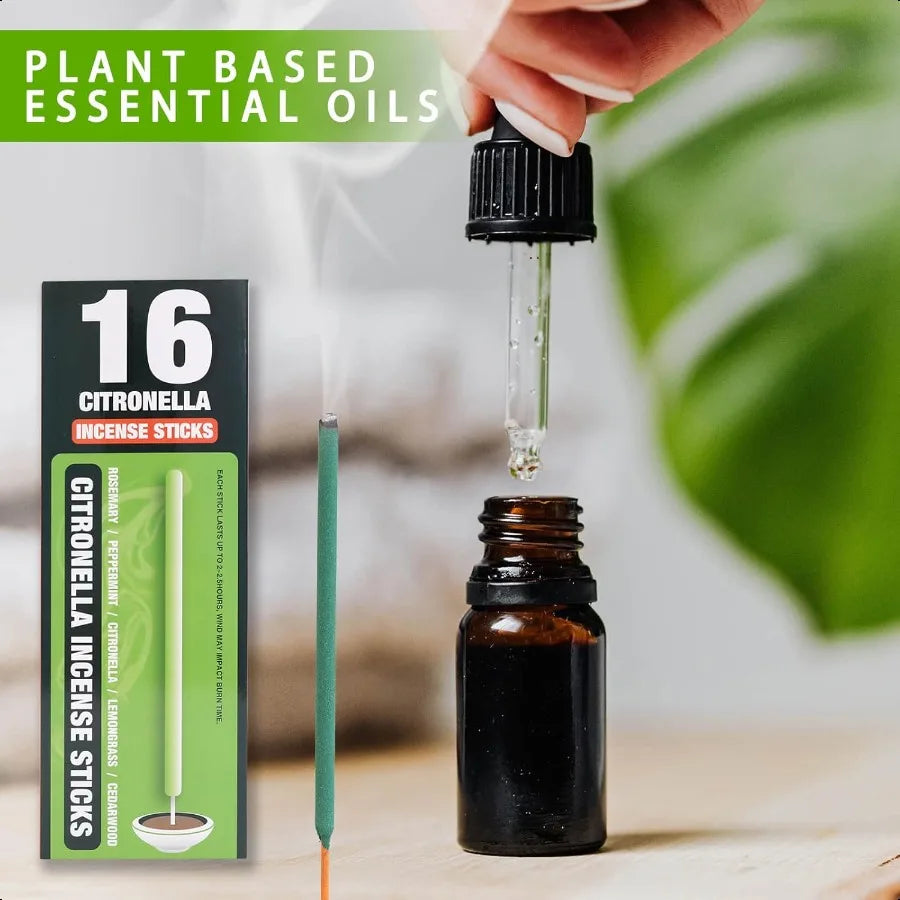 Outdoor Citronella Incense Sticks 2.5 Hour Protection